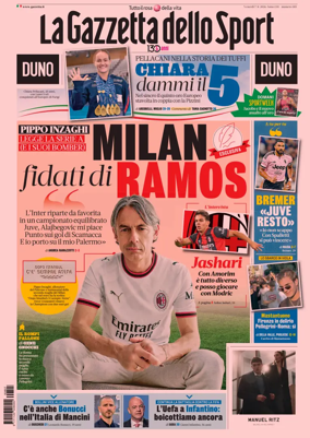 Cover of La Gazzetta dello Sport