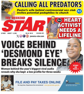 Cover of The Star (Jamaica)