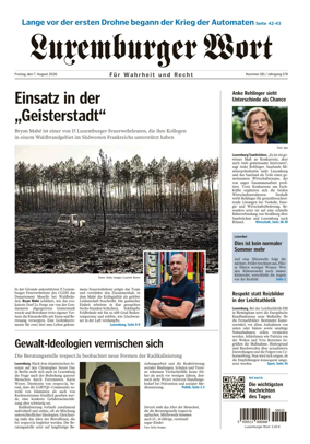 Cover of Luxemburger Wort