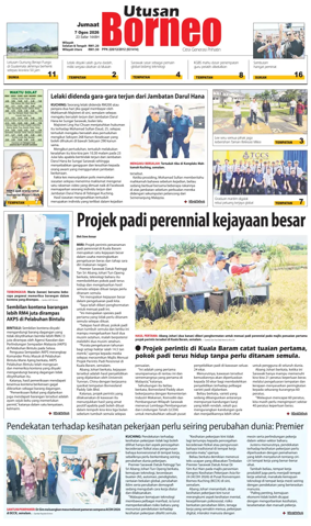 Cover of Utusan Borneo (Sarawak)