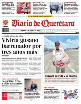 Cover of Diario de Queretaro