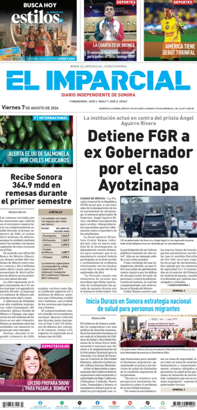 Cover of El Imparcial