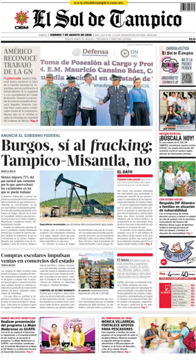 Cover of El Sol de Tampico