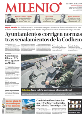 Cover of Milenio Edo de Mexico