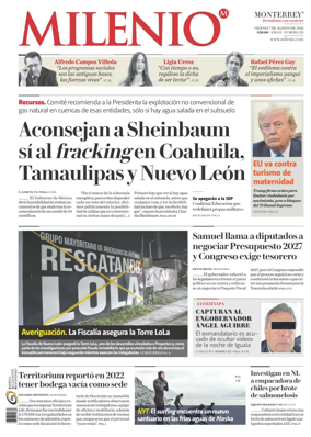 Cover of Milenio Monterrey