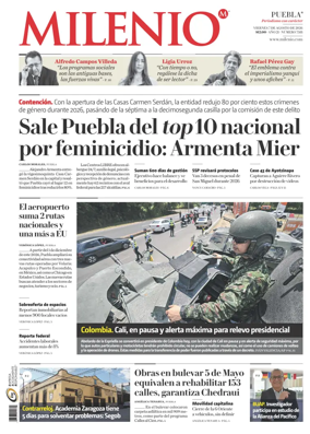 Cover of Milenio Puebla