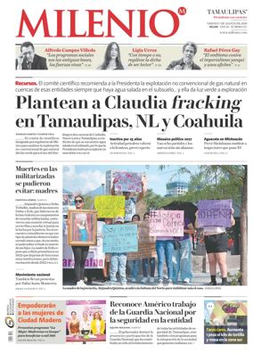 Cover of Milenio Tamaulipas