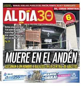 Cover of Periodico Al Dia (Leon)