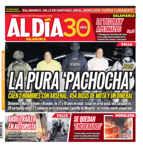 Cover of Periodico Al Dia (Salamanca)