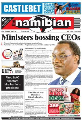 Cover of The Namibian