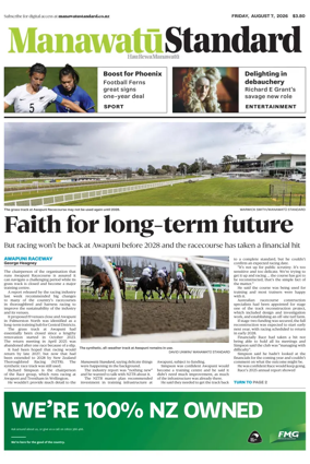 Cover of Manawatu Standard