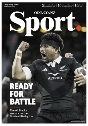 Cover of Otago Daily Times-Sports