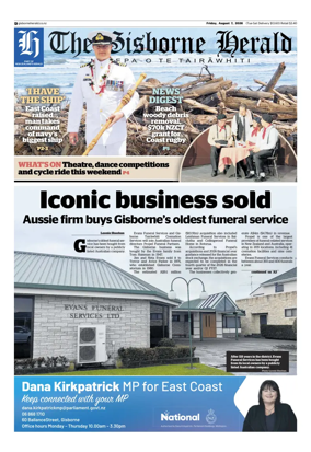 Cover of The Gisborne Herald