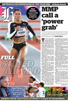 Cover of The New Zealand Herald