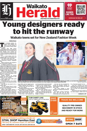 Cover of Waikato Herald