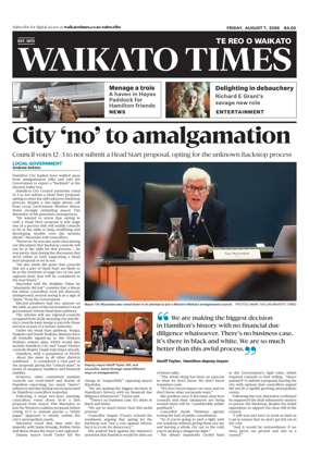 Cover of Waikato Times