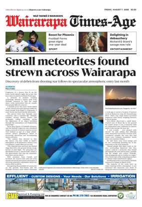 Cover of Wairarapa Times-Age (NZ)