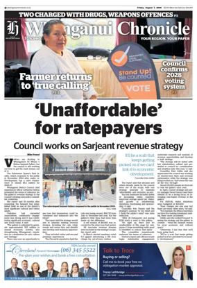 Cover of Whanganui Chronicle