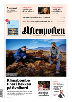 Cover of Aftenposten