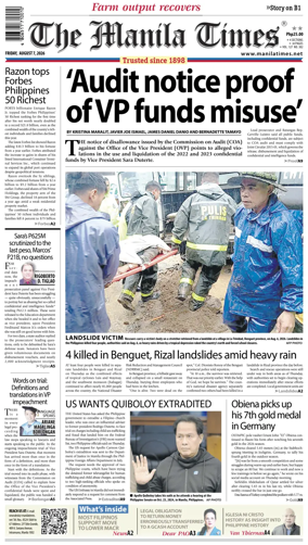 Cover of The Manila Times