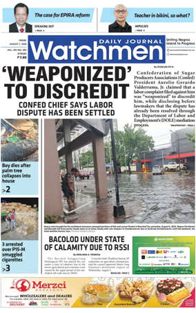 Cover of Watchmen Daily Journal