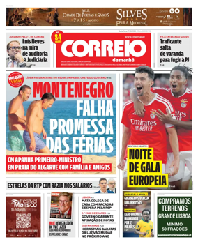 Cover of Correio da Manha