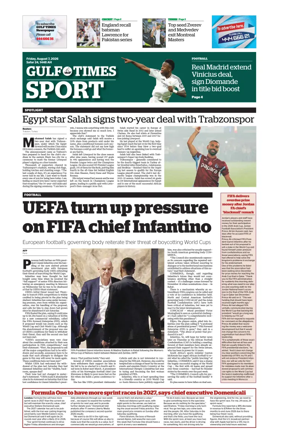 Cover of Gulf Times Sport