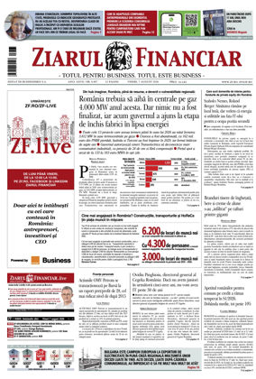 Cover of Ziarul Financiar