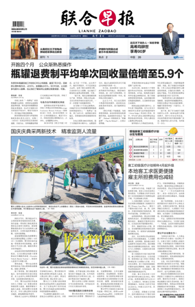 Cover of Lianhe Zaobao