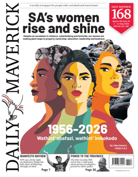 Cover of Daily Maverick