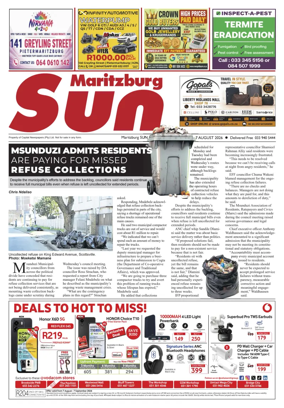 Cover of Maritzburg Sun (South Africa)