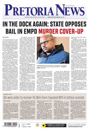 Cover of Pretoria News