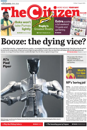 Cover of The Citizen (Gauteng)