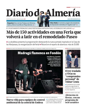 Cover of Diario de Almeria