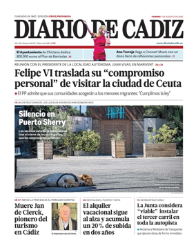 Cover of Diario de Cadiz