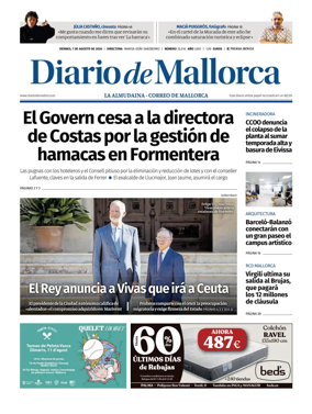 Cover of Diario de Mallorca