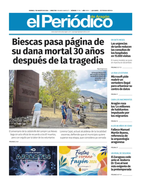 Cover of El Periodico Aragon