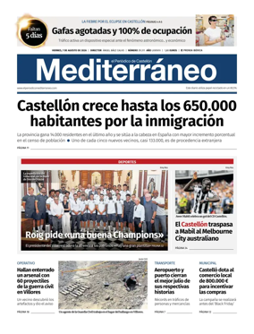 Cover of El Periodico Mediterraneo