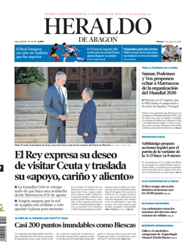 Cover of Heraldo de Aragon