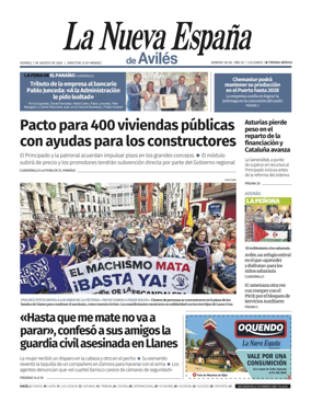 Cover of La Nueva Espana (Aviles)