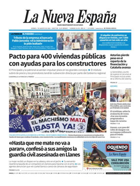 Cover of La Nueva Espana (Oviedo)