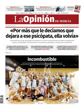 Cover of La Opinion de Murcia