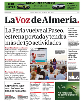 Cover of La Voz de Almeria