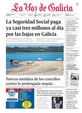 Cover of La Voz de Galicia (Carballo)