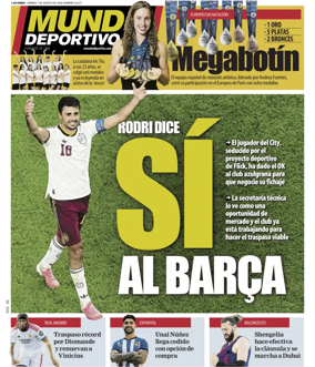 Cover of Mundo Deportivo (At. Madrid)