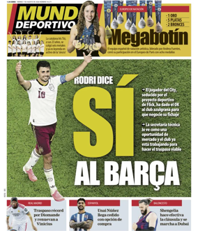 Cover of Mundo Deportivo (Barcelona)