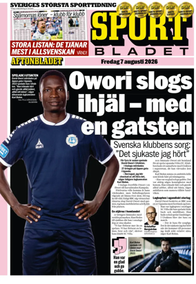 Cover of Sportbladet