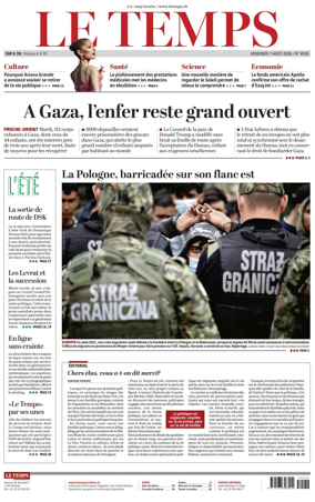 Cover of Le Temps