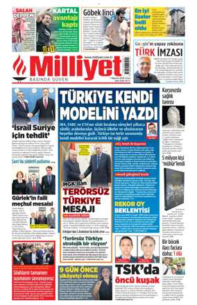 Cover of Milliyet