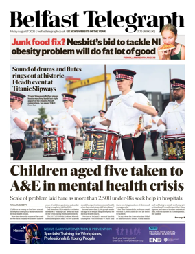 Cover of Belfast Telegraph